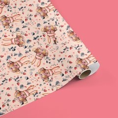 Papel estampado "Coneja en taza"