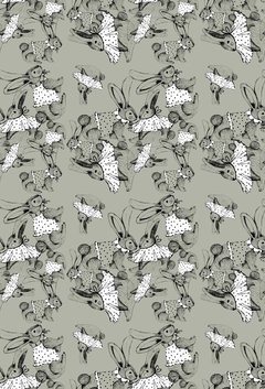 Papel estampado "Coneja lunares" - comprar online