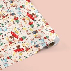 Papel estampado "Cumple jirafa"