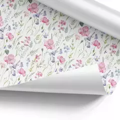 Papel estampado "Flores campana"