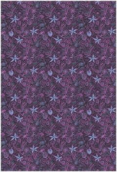 Papel estampado jazmín violeta