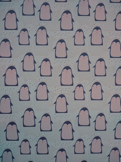 Papel estampado "PINGÜINOS"