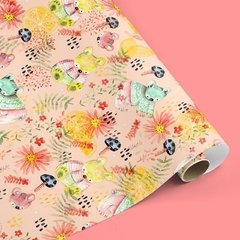 Papel estampado "Oso margarita"