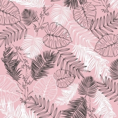 Papel estampado Palma pink