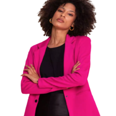 Blazer Pink Faixa Lateral