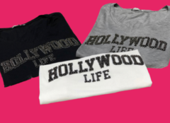 Camiseta Bordada Hollywood Life - Saggs