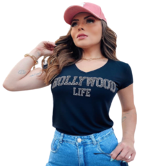 Camiseta Bordada Hollywood Life - comprar online
