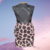 Vestido Acostamento Animal Print na internet