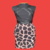 Vestido Acostamento Animal Print na internet