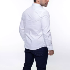 Camisa Masculina Basica Branca - Saggs