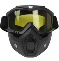 MASCARA CAFE RACER TIPO SHARK DESMONTABLE