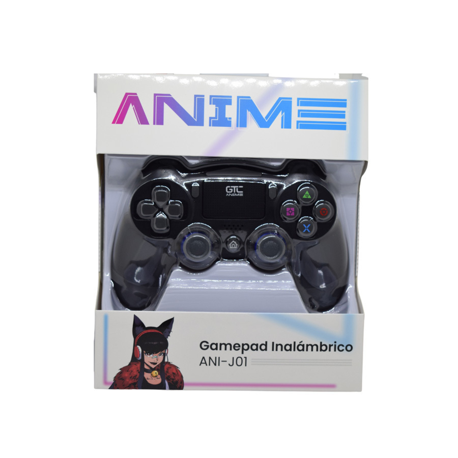 Gamepad joystick inalámbrico Anime ANI-J01 compatible PC/PS3 y PS4 GTC