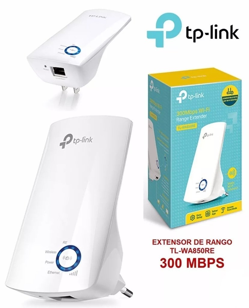 Extensor de señal wifi TP link 300mbs