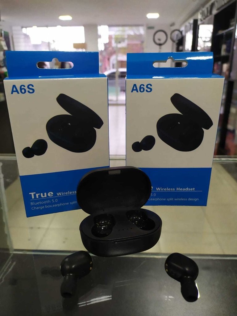 Auriculares Inalámbricos Bluetooth Mipods + Caja Cargadora