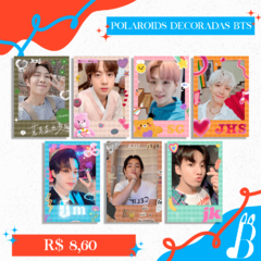 Kit Polaroids Decoradas - BTS