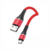 CABLE NETMAK STRONG USB A MICRO USB ROJO 2A/1MTS