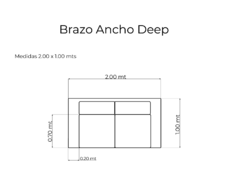 BRAZO ANCHO DEEP - tienda online
