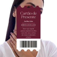 CARTÃO DE PRESENTE 