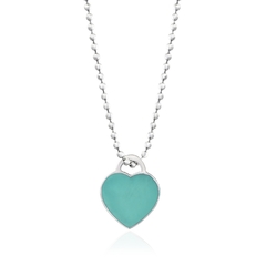 Pingente de coração blue Tiffany