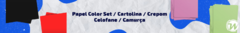Banner da categoria Papel Color Set / Cartolina / Crepom / Celofane / Camurça