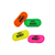 Borracha Oval Neon 4 Cores, BRW (Preço por Unidade) - comprar online