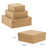 Caixa para Presente Quadrada Papel Kraft com Tampa 21 x 21 x 8 cm, CRISTINA (Preço por Unidade) - comprar online