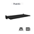 Prateleira Black c/ Suporte Preto Concept Me Leve 1,2x20x60 cm, PRAT.K