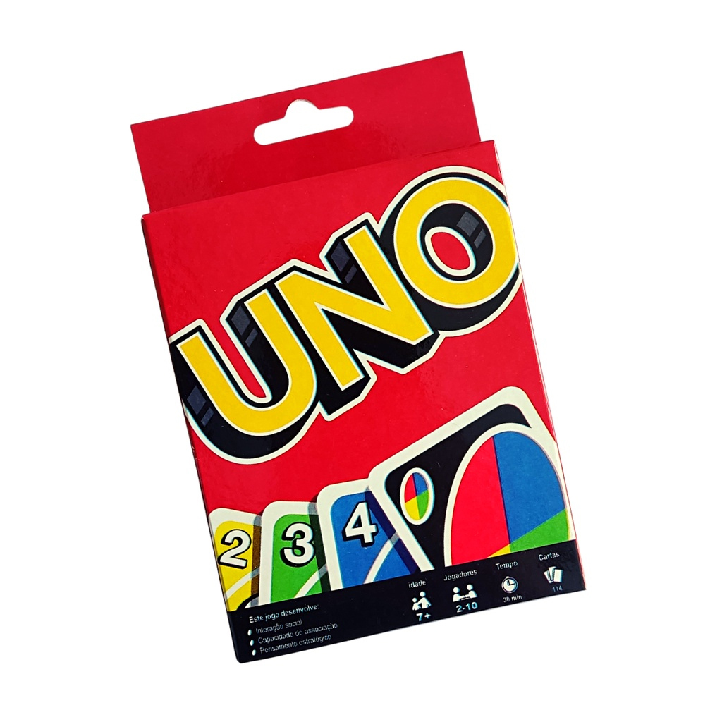 jogo de cartas UNO Jogo Uno Cartas - Jogo Uno - 114 unidades de