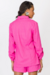 Blazer em Linho Doce Trama Rosa - comprar online