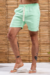 Shorts Linho Ankor Design Verde Claro