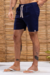 Shorts Linho Ankor Design Marinho