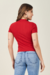 Blusa Canelada Doce Trama Cereja - comprar online