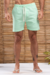 Shorts Linho Ankor Design Verde Claro - comprar online