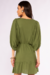 Vestido Com Renda Doce Trama Verde Oliva - comprar online