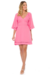 Vestido Doce Trama Rosa - comprar online