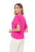 Blusa Viscose Doce Trama Rosa - comprar online