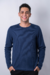 Blusa Tricot Malha King Joe Azul - comprar online