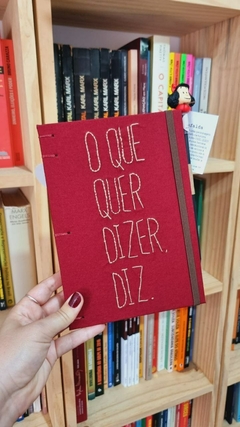 Caderno O QUE QUER DIZER, DIZ