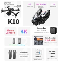 KBDFA K10 Max Drone Profissional, Fotografia Aérea Aeronaves, 8K Três Câmeras na internet