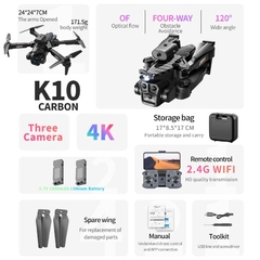 KBDFA K10 Max Drone Profissional, Fotografia Aérea Aeronaves, 8K Três Câmeras na internet