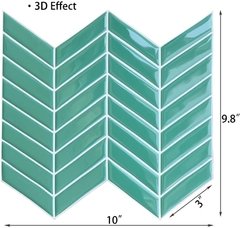 Bastão de azulejo 3d descascável e autoadesivo, respingo de parede para cozinha e banheiro, tamanhos de 9.8x10 polegadas na internet