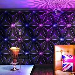 Ktv papel de parede cobrindo 3d estéreo música bar decoração flash tecnologia sentido sala de jogos verde azul roxo