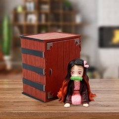 Anime figura demônio assassino kamado nezuko pvc figura de ação brinquedo kimetsu não yaiba gk estátua adulto collectible modelo boneca presentes na internet