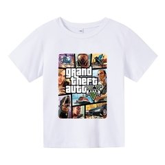 gta 5 meninos verão t camisas legal gta5 meninas tshirt impressão colorida camiseta algodão t camisa - Dr. Brauch