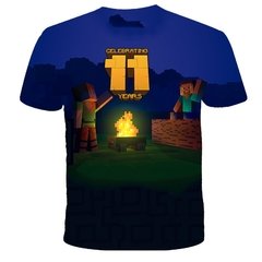 Minecraft 2022 nova camisa do jogo meu mundo crianças camiseta meninos 3d impressão verão respirável camisa 4-14 anos de idade camiseta kawaii zombie camisa