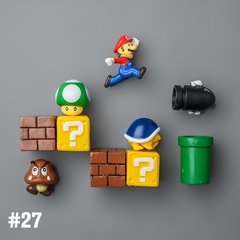 Imagem do Super mario geladeira ímãs foto parede casa geladeiras decoração adesivo magnético conjunto cozinha casa decoração coleção presentes