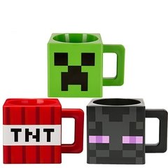 Minecraft Quente meu mundo do jogo em torno de canecas 230ml, endmen enderman, copos de coolie tnt, copos de água das crianças, presentes do feriado das crianças na internet