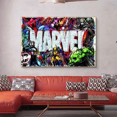 Grafite marvel vingadores super heróis estrela guerra pôsteres impressões hd arte da parede pintura de tela para sala de estar decoração quadros - Dr. Brauch