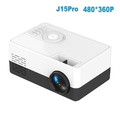 Salange j15 pro led mini projetor para o cinema em casa 480x360 pixels 1080p suportado hdmi-compatível usb áudio vídeo mini beamer - comprar online