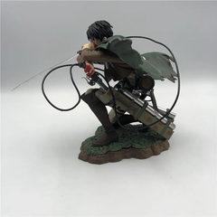 Figura Attack on Titan Rival Ackerman, Package Ver Levi-figura de ação pvc, 18